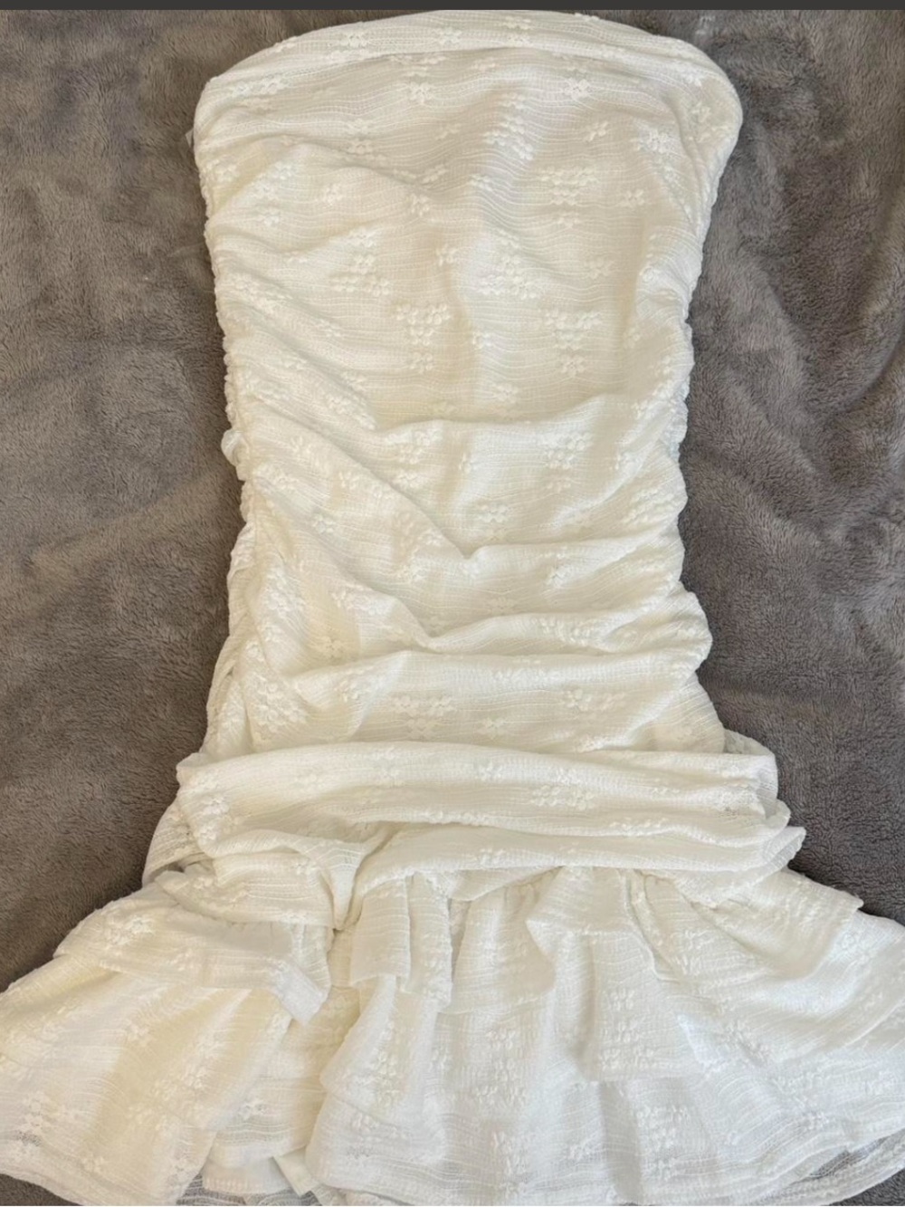 Windsor Modern Fairytale Lace Ruffle Mini Dress